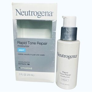 Neutrogena Rapid Tone Repair Night Cream Vitamin C Anti Wrinkle  1 fl. oz